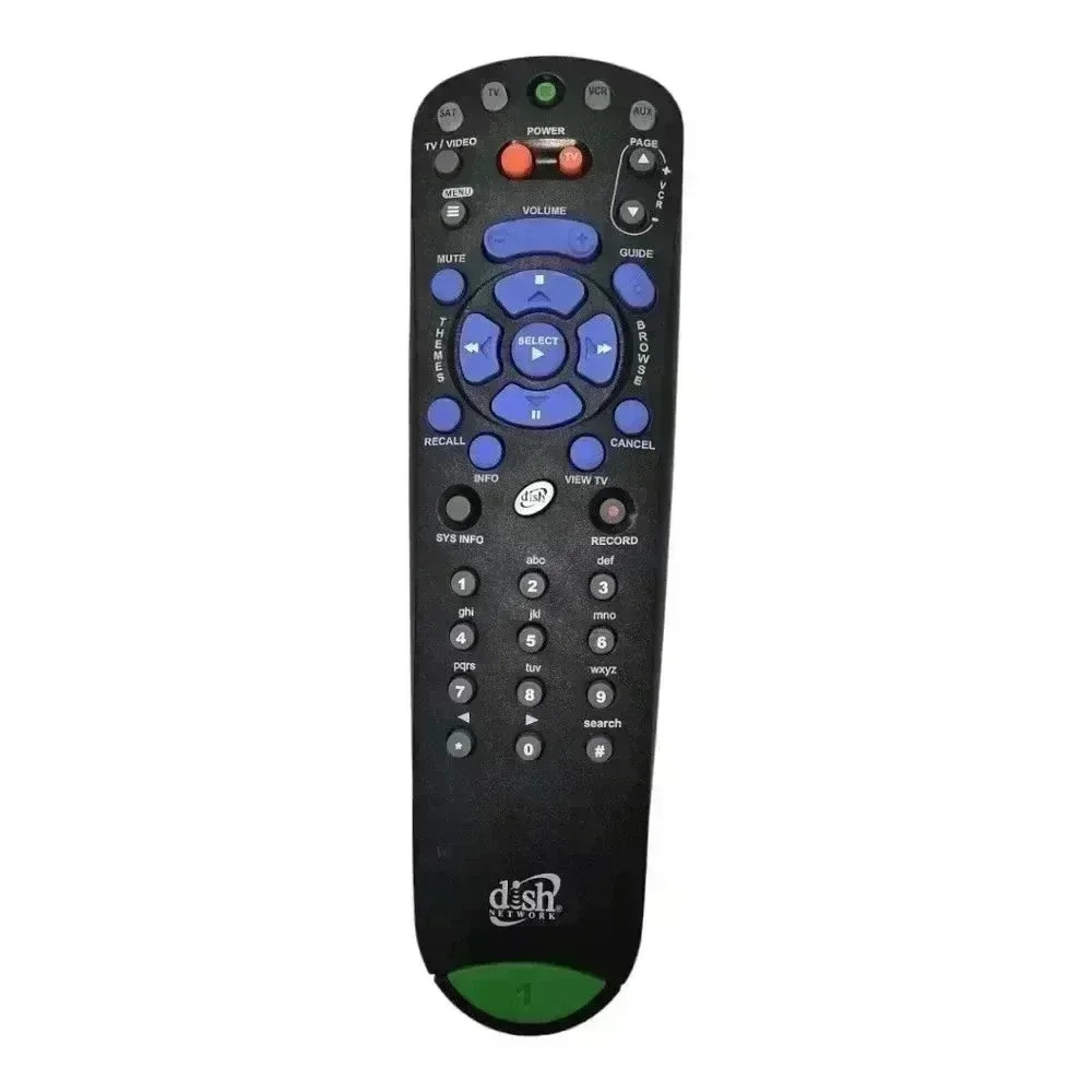 Dish READ Universal Remote 3.0 IR EchoStar Technologies Black Phone Light Tested